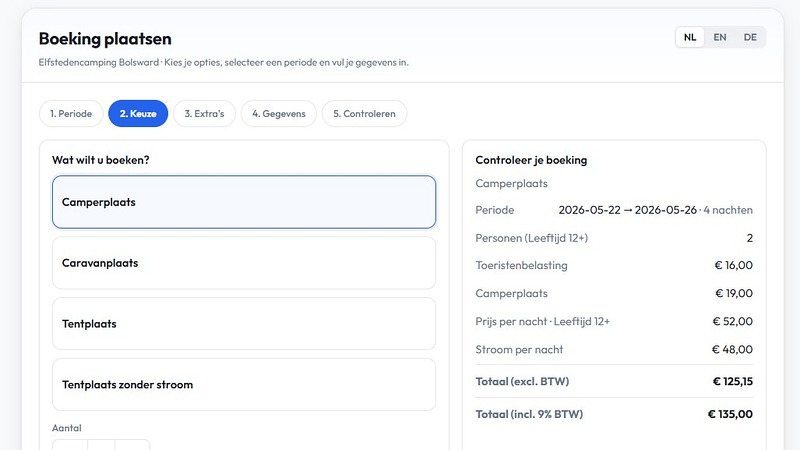 In 5 stappen een boekingswidget op je website